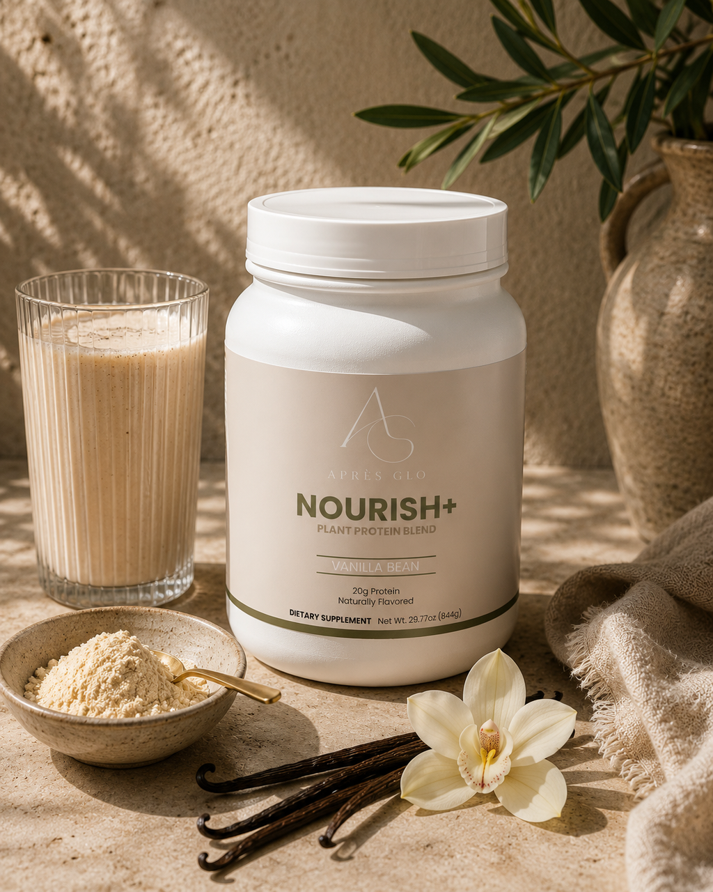 NOURISH+ (Plant Protein [Vanilla Bean])