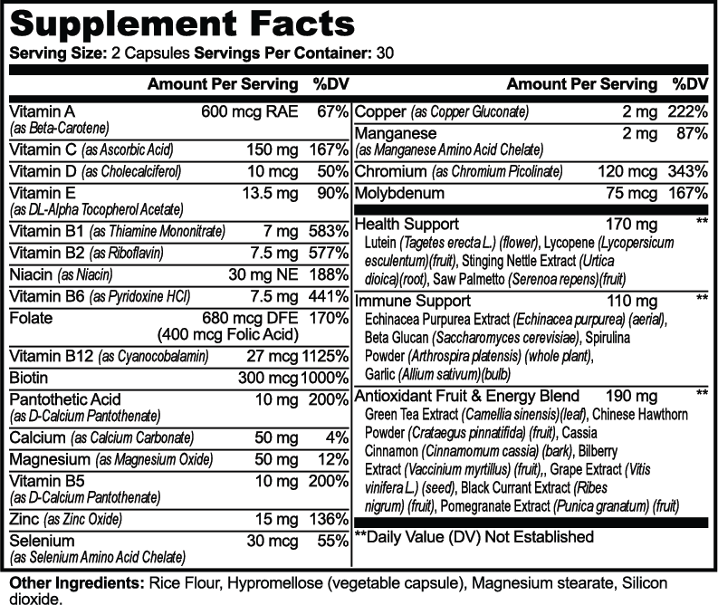 FOUNDATION+ (Complete Multivitamin)