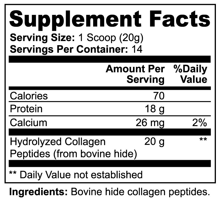 GLOW+ (Grass-Fed Collagen Peptides)